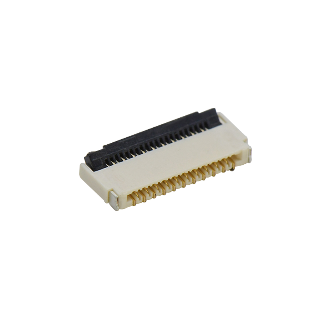 F0301 FPC FFC连接器Pitch 0.30mm H0.9mm双排卧贴后掀盖双面接 FPC 21Pin本色 镀全金G/F